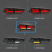 VLAND Full LED Tail Lights For Mitsubishi Lancer EVO X 2008-2018 w/Sequential indicators VLAND Factory