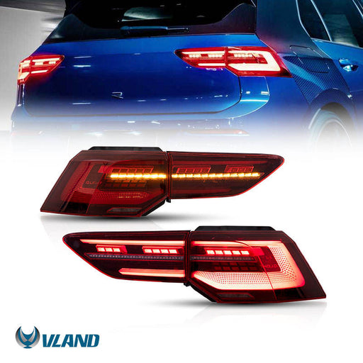 Vland LED Tail Lights for Volkswagen Golf MK8 2019-2022 / 2022??¨¬Cpresent VLAND Factory