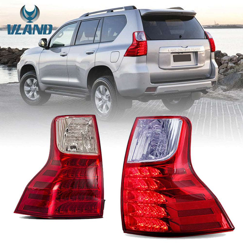 VLAND Full LED Tail Lights Bumper Lights for Toyota Prado J150 2010-2022 4th Gen (NOT FIT GX460)