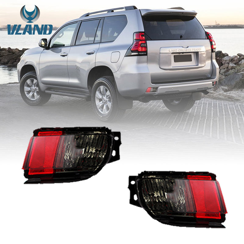 VLAND Full LED Tail Lights Bumper Lights for Toyota Prado J150 2010-2022 4th Gen (NOT FIT GX460)