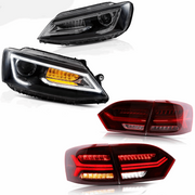 VLAND Dual Beam Headlights and Tail Lights For Volkswagen VW Jetta / Sagitar (NOT GLI) 2011-2014