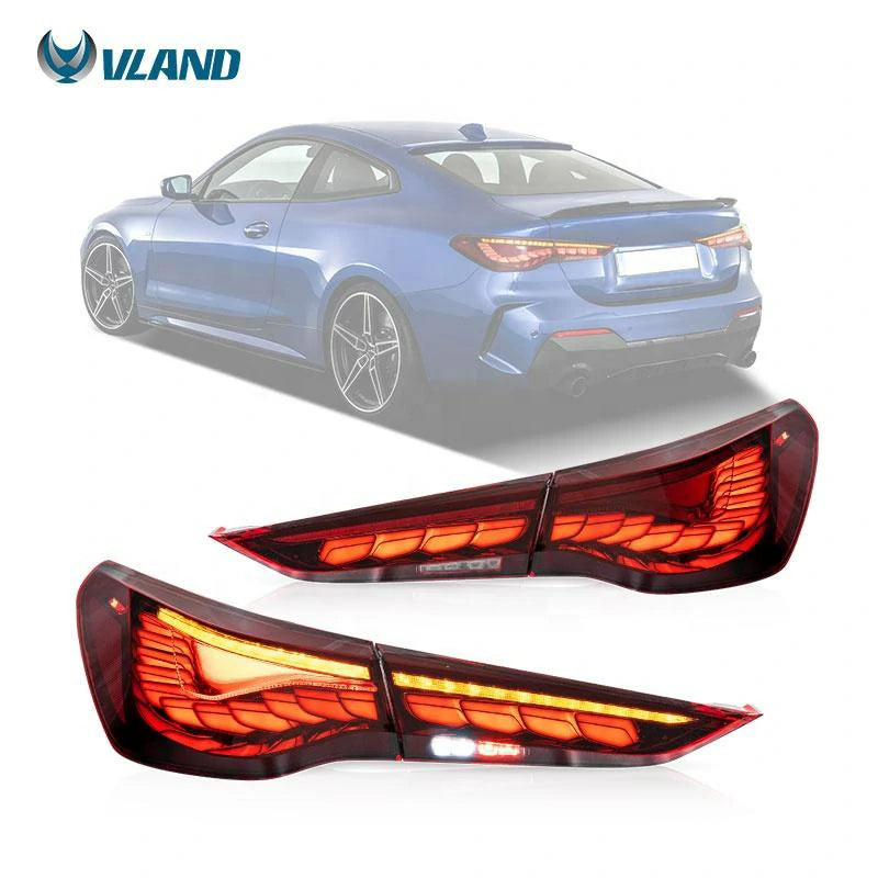VLAND LED Tail Lights For BMW 4-Series G22 G23 G26 G82 G83 2020-2024