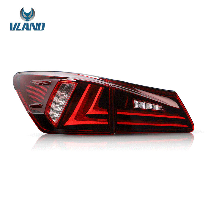 Luces traseras LED completas Vland para Lexus IS250 IS350 2006-2012 IS200d IS F 2008-2014