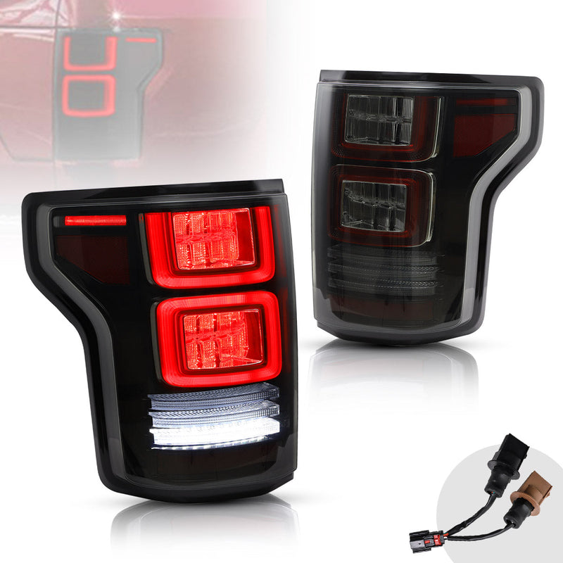 Vland Full LED Tail Lights For Ford F150 Pickup Truck 2015-2020 with Dynamic Indicator
