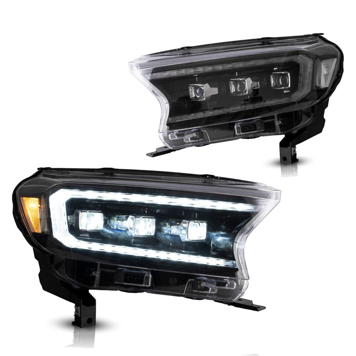 VLAND LED Matrix Projector Headlights Ford Ranger 2015-2021  (For International Version)