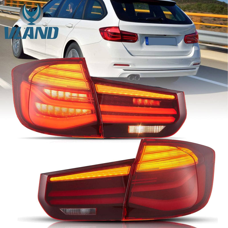 Vland LED Tail Lights for 12-19 BMW 3 Series F31 Touring LCI-Style