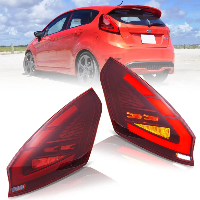 VLAND Full LED Tail Lights For Ford Fiesta 2009-2017