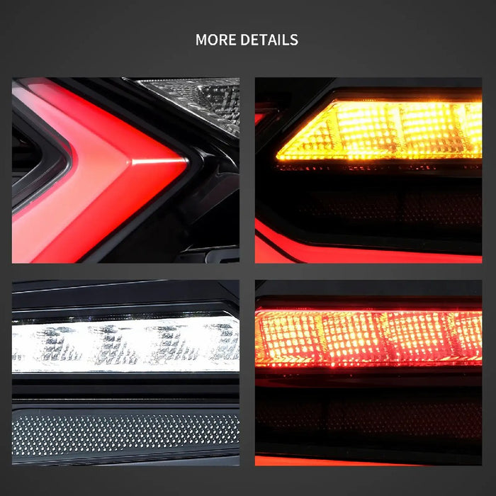 Feux arrière VLAND Full LED fumés pour Chevy Camaro 2014-2015 modèle EU
