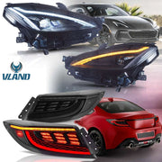(Pre-Sale) VLAND Full LED Dual Beam Headlights + LED Tail Lights for Toyota GR86 2021-2024 ZN8 2nd Gen / Subaru BRZ 2021-2024 ZD8 2n Gen