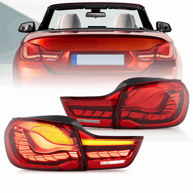 VLAND OLED Tail Lights Compatible with BMW M4 (F82 F83) 4-Series (F32 F33 F36) 2014-2020