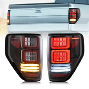 Vland Full LED Tail Lights For Ford F150 2009-2014 with Sequential Indicator