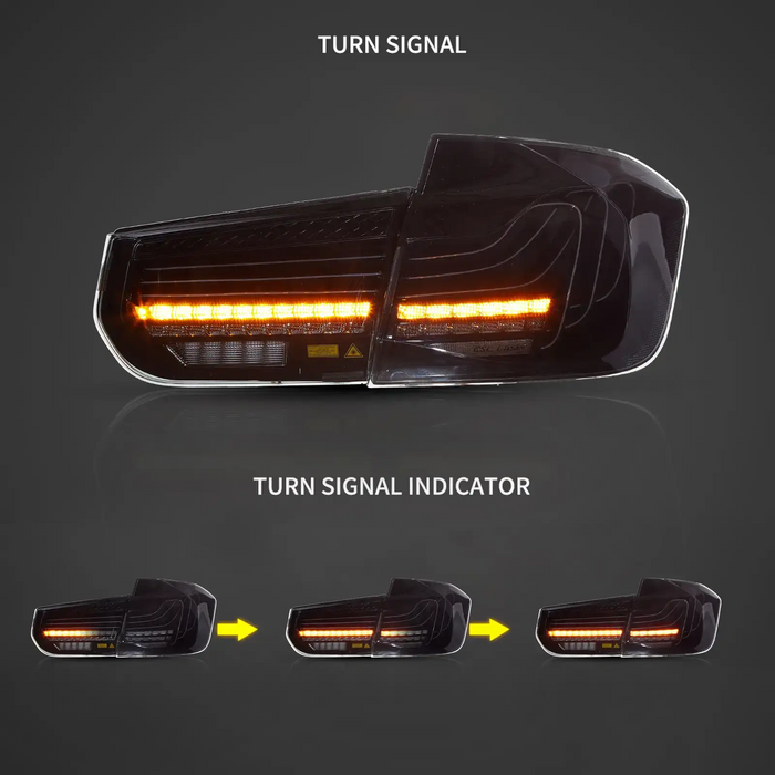 VLAND OLED Rückleuchten für BMW 3er F30 F35 F80 Limousine der 6. Generation 2012-2018