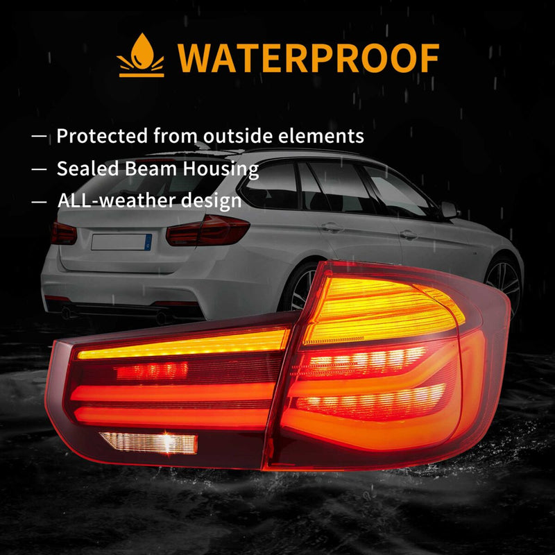 Vland LED Tail Lights for 12-19 BMW 3 Series F31 Touring LCI-Style