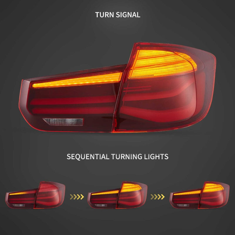Vland LED Tail Lights for 12-19 BMW 3 Series F31 Touring LCI-Style