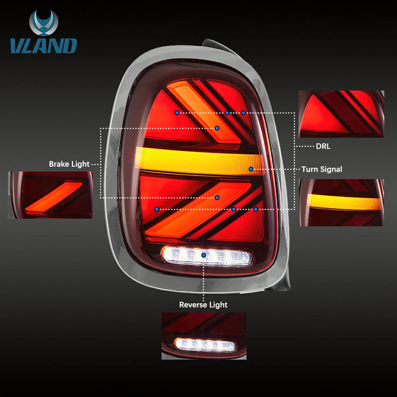 Światła tylne LED Vland II dla Mini Cooper F55 F56 F57 2014-2020