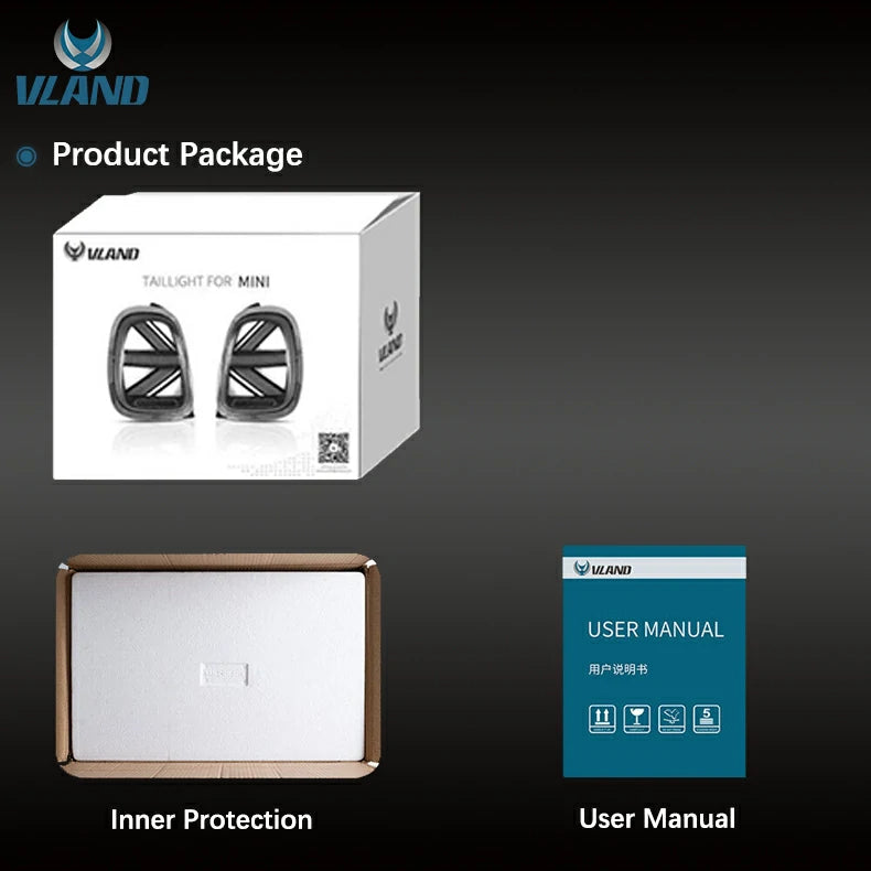 Światła tylne LED Vland II dla Mini Cooper F55 F56 F57 2014-2020