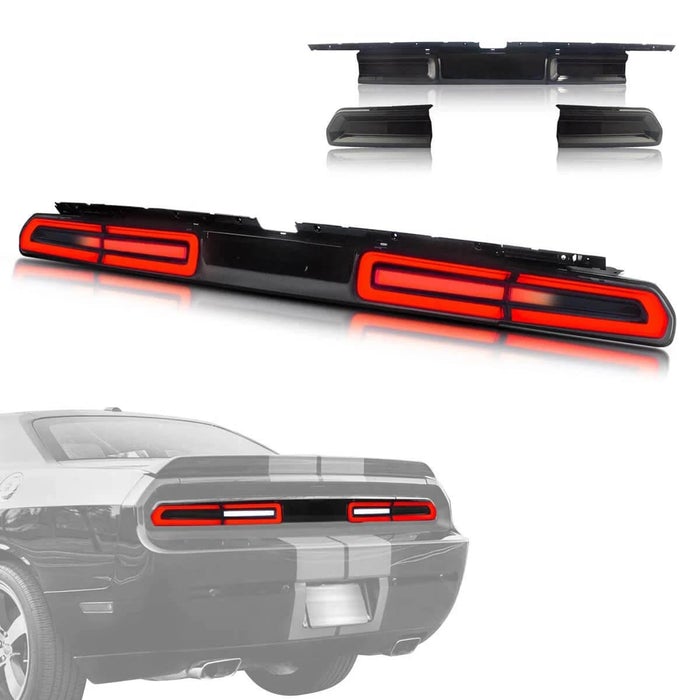 Feux arrière à LED VLAND pour Dodge Challenger 2008-2014 avec indicateurs séquentiels YAB-DG-0298