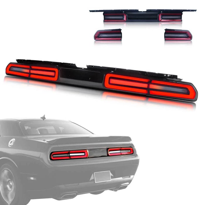 VLAND LED Tail Lights For Dodge Challenger 2008-2014 w/Sequential indicators