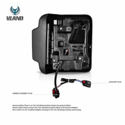 VLAND OLED Tail Lights For Jeep Wrangler 2018-2022 W/ Animation Effects