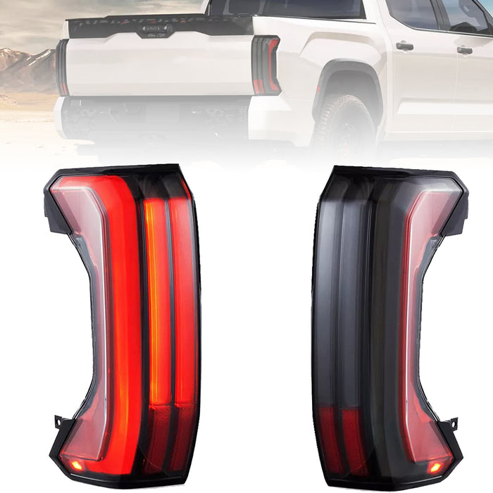 VLAND Full LED Tail Lights for Toyota Tundra 2022-2024 3th Gen XK70