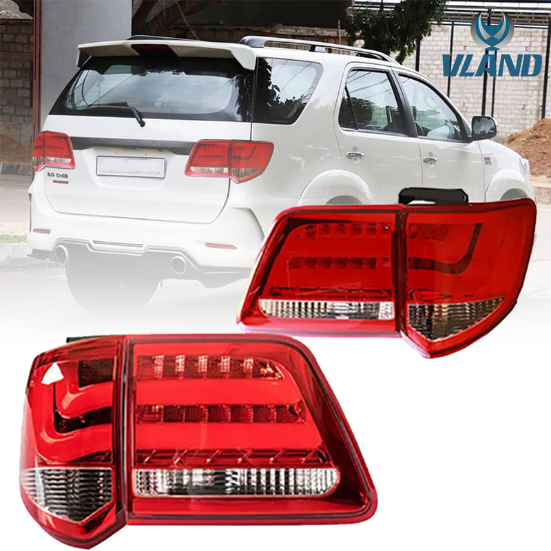 VLAND LED Taillights For Toyota Fortuner 2011-2015