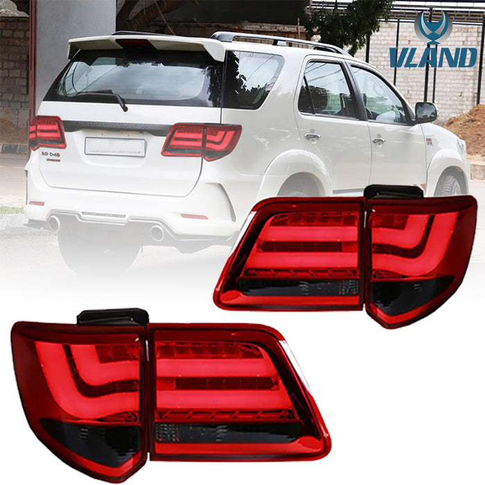 VLAND LED Taillights For Toyota Fortuner 2011-2015