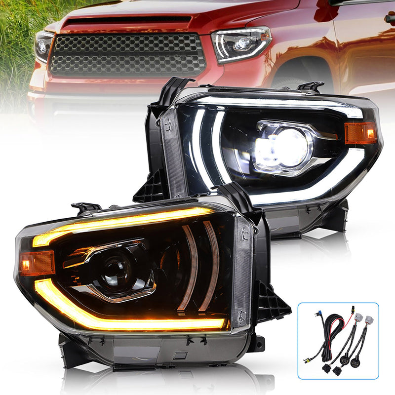 Faros delanteros de doble haz VLAND para Toyota Tundra 2014-2018 YAA-TDR-2045A