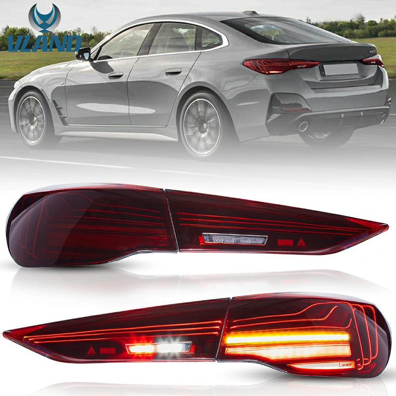 VLAND Full LED Tail Lights Assembly for BMW 4 Series Second Generation (G22/G23/G26/G82/G83) 2021-2023