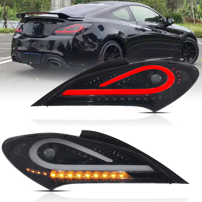 VLAND Full LED Tail Lights for Hyundai Genesis Coupe / Rohens Coupe 2009-2016