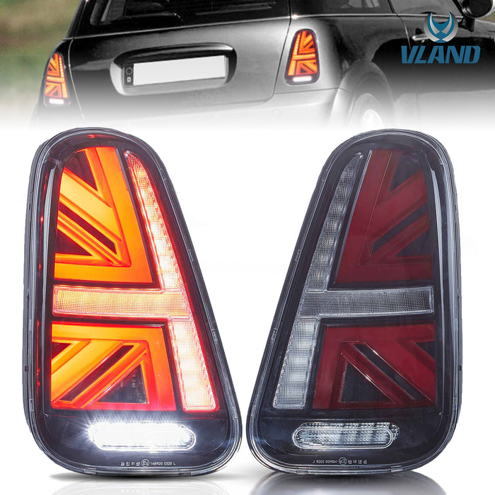 Vland Feux arrière LED pour Mini R Series 1e génération (R50 R52 R53) 2001-2006 Clignotant séquentiel avec éclairage de bienvenue dynamique