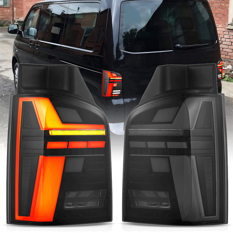 Multivan Rear Light Vland LED Tail Lights for 2010-2014 VW Transporter T5 Multivan Caravel ...