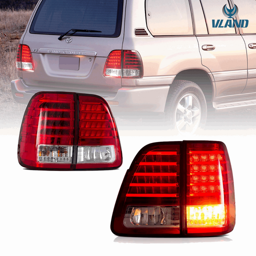 VLAND  Full LED Tail Lights for Toyota Land Cruiser 2000-2007