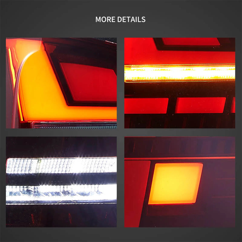 Vland LED Tail Lights for 2010-2014 VW Transporter T5 Multivan Caravelle