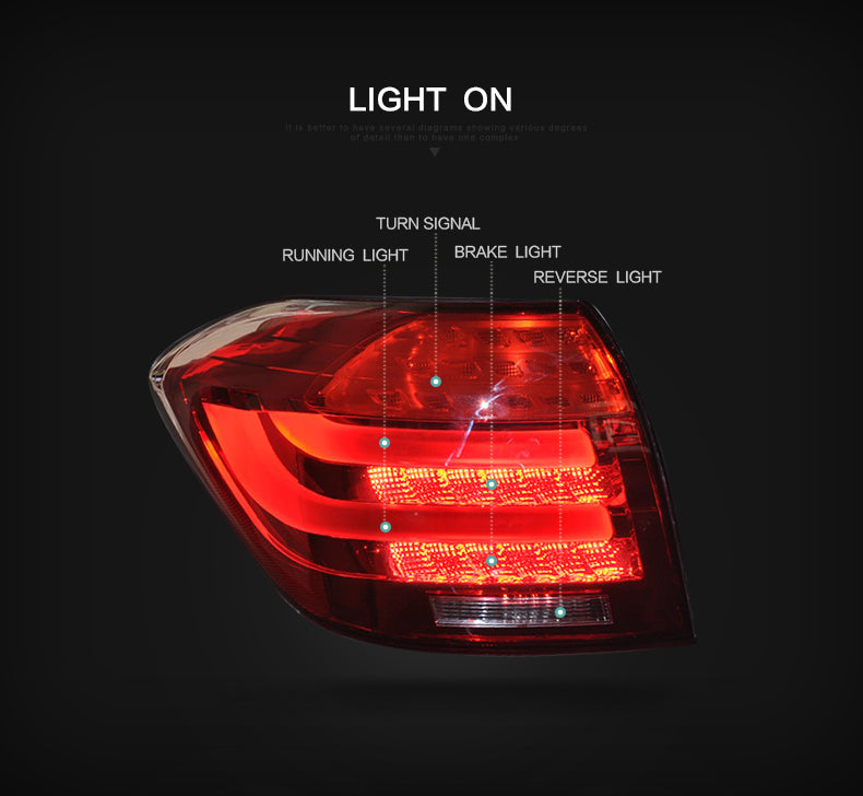 VLAND LED Tail lights for Toyota Highlander 2008-2011