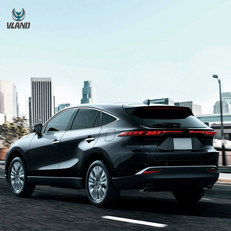 Vland Full LED Tail Lights for 2021–2024 Toyota Venza & Toyota Harrier 4th gen XU80 with Sequential Turn Signal