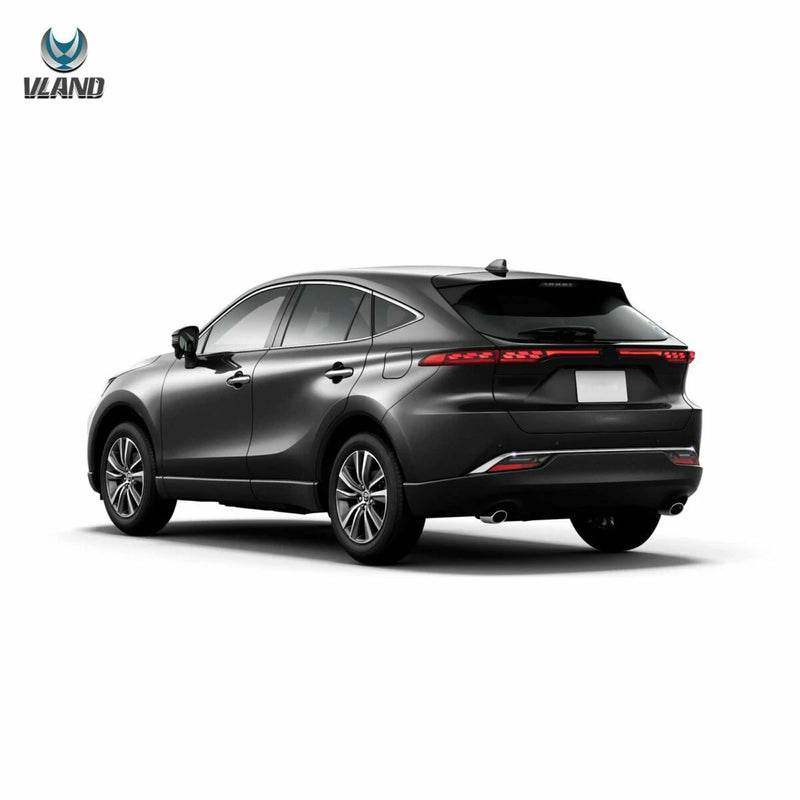 Vland Full LED Tail Lights for 2021–2024 Toyota Venza & Toyota Harrier 4th gen XU80 with Sequential Turn Signal