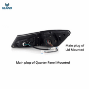 VLAND LED Headlights + Full LED Tail Lights for Lexus IS250 IS350 2006-2012 IS200d IS F 2008-2014