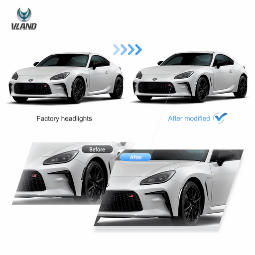 Vland LED Side Marker Lights for Toyota GR86/Subaru BRZ ZN8/ZD8 22-UP