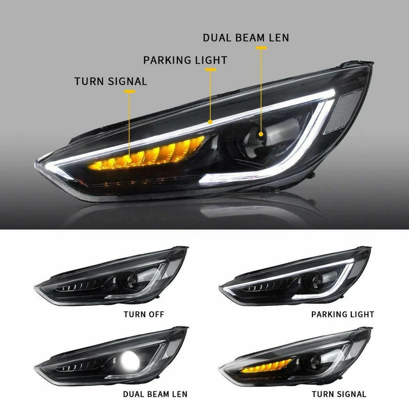 Vland LED Headlights for Ford Focus 2015-2019