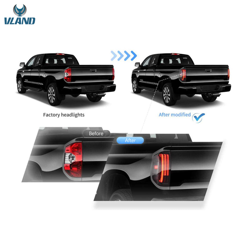 VLAND Full LED Tail Lights for Toyota Tundra 2014-2021