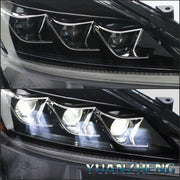 VLAND LED Headlights + Full LED Tail Lights for Lexus IS250 IS350 2006-2012 IS200d IS F 2008-2014