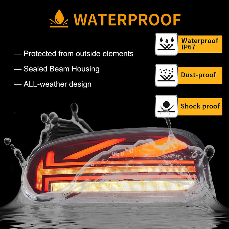 VLAND Full LED Tail Lights for Mini Cooper Clubman F54 2015-2023 2nd Gen