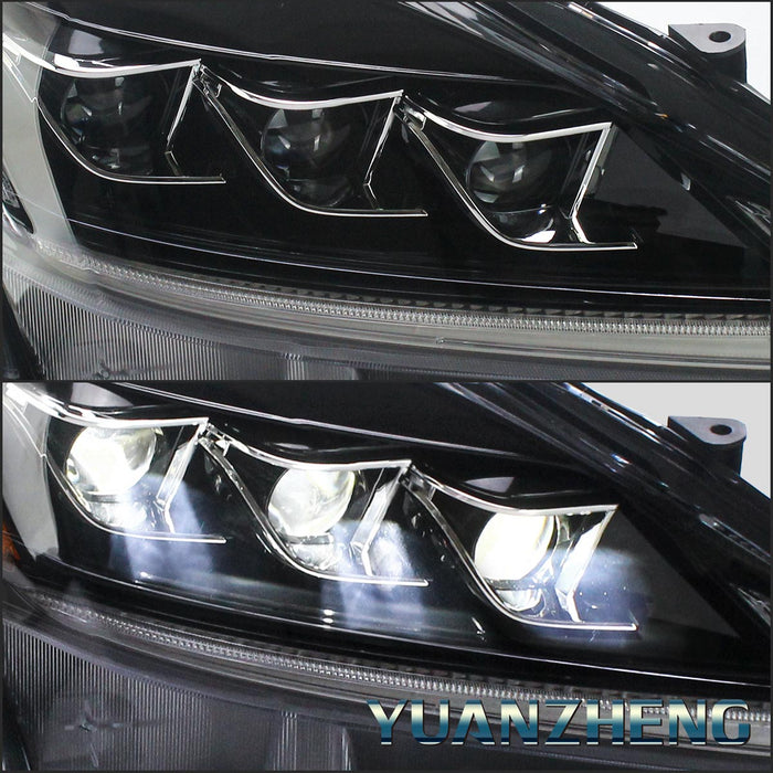 VLAND LED Phares et Feux Arrière pour Lexus IS250 IS350 2006-2012 IS200d IS F 2008-2014 (Combinaison Multi-Choix)