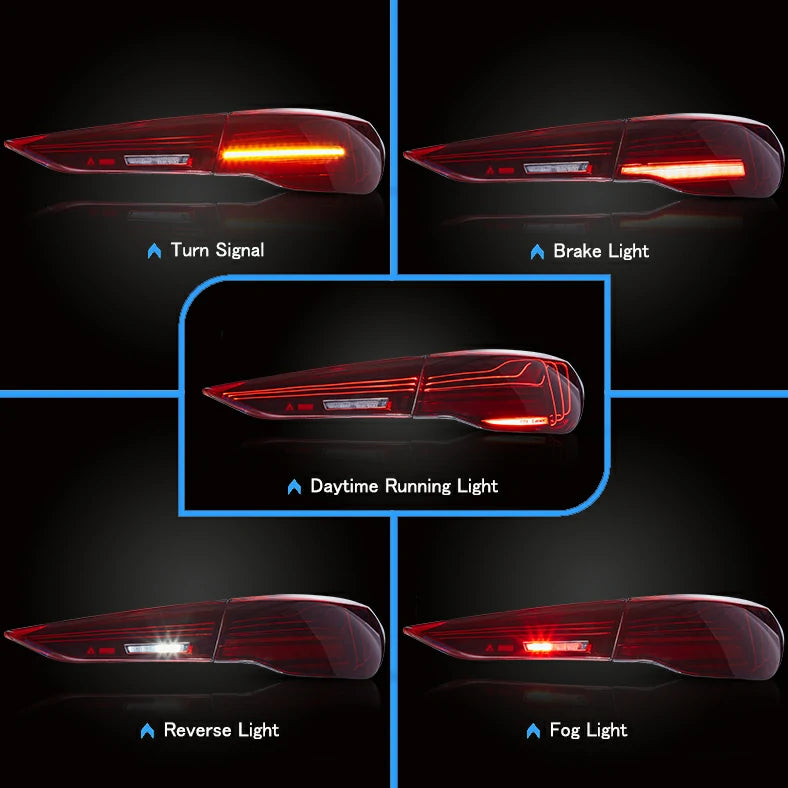 VLAND Full LED Tail Lights Assembly for BMW 4 Series Second Generation (G22/G23/G26/G82/G83) 2021-2023