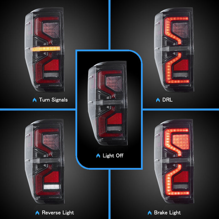 Feux arrière LED VLAND II pour Ford Ranger 2012-2018