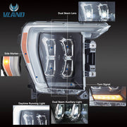 VLAND LED Matrix Projector Headlights for Ford F150 14th Gen 2021-2023