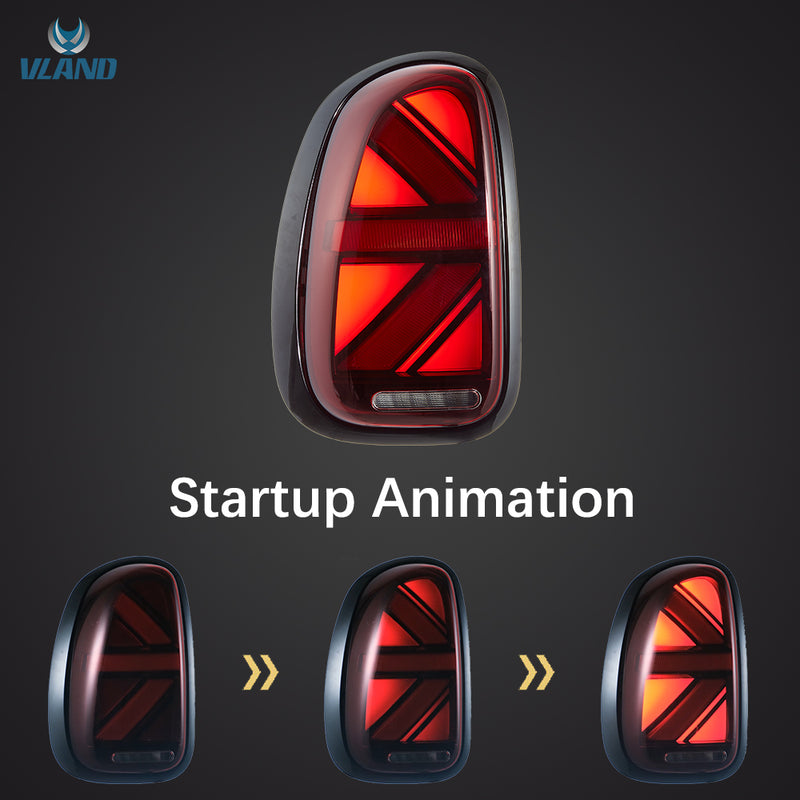Vland LED Tail Lights II For Mini Cooper Countryman R60 2010-2016 (First Generation) with Start-up Animation