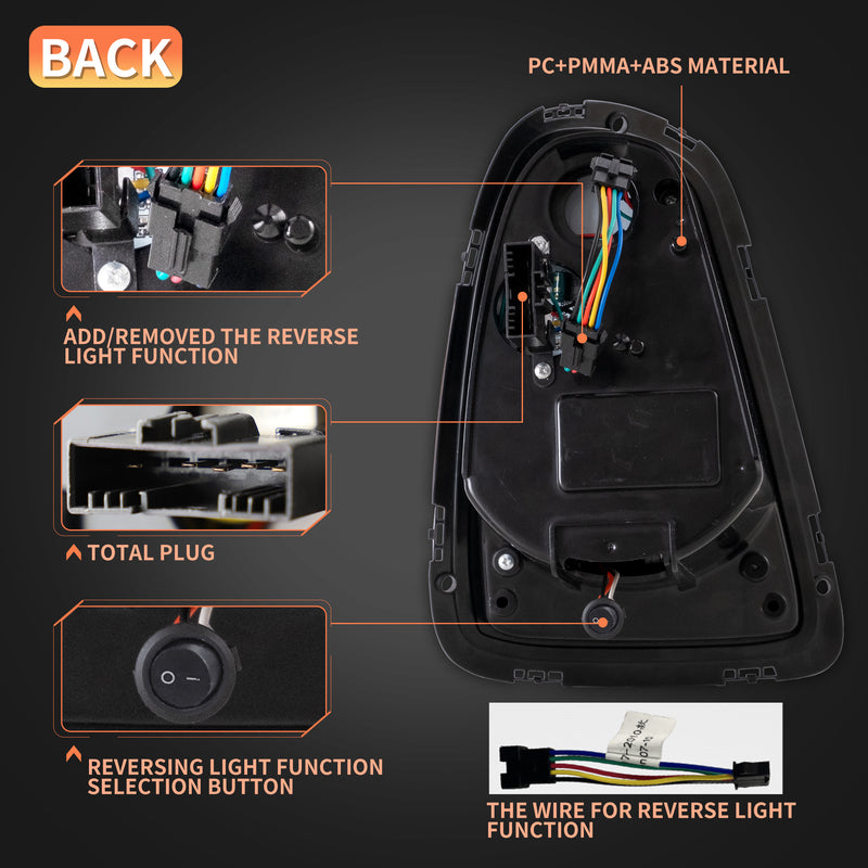 VLAND LED Headlights & Tail Lights For Mini Cooper R55 R56 R57 R58 R59 2007-2013