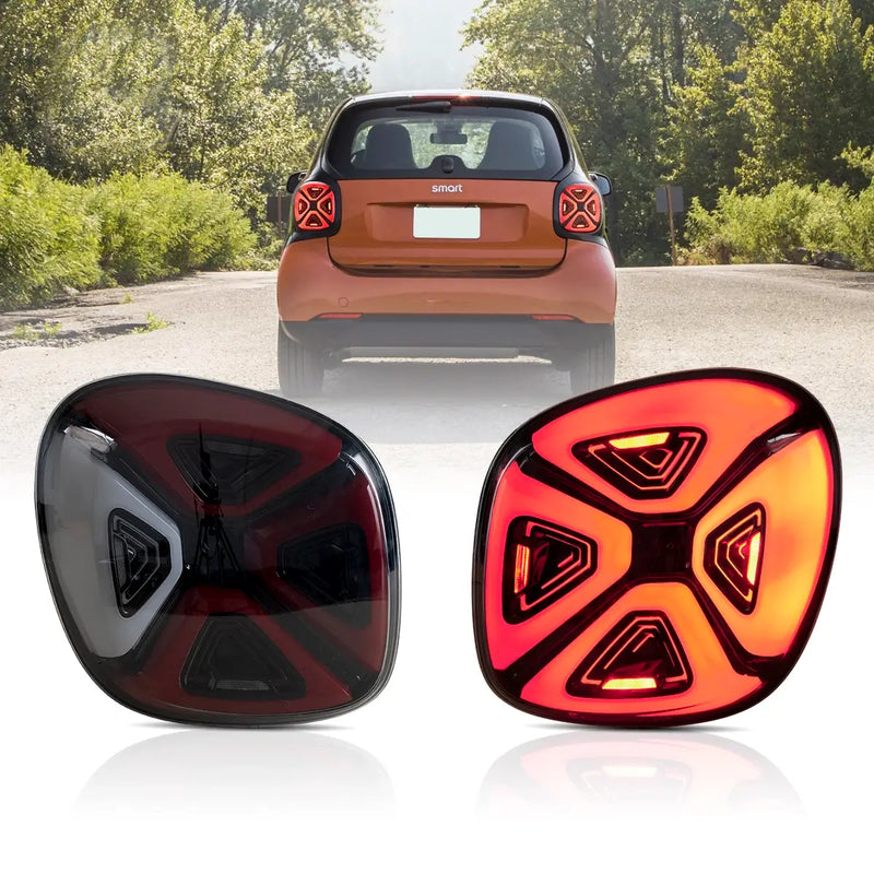 Feux arrière VLAND Full LED pour Mercedez Benz Smart 453 Fortwo/Forfour 2015-2019