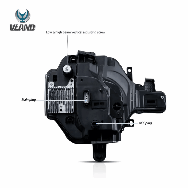 VLAND Full LED Headlights for Ford Bronco 2021-2023 6th Gen (U725)